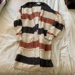 Knox rose long knitted cardigan